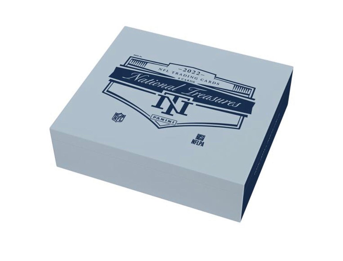 2022 Panini National Treasures Football Hobby Box | Carter's Cards